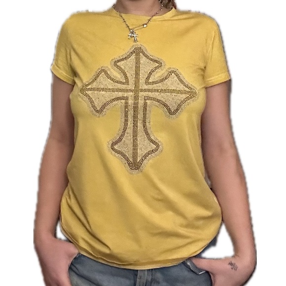 Y2K cross tee shirt - Picture 6 of 6